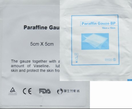 Paraffin gauze swab